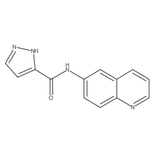 1h-Pyrazole-3-carboxamide,n-6-quinolinyl-结构式
