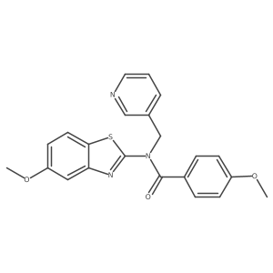 4-methoxy-N-(5-methoxybenzo[d]thiazol-2-yl)-N-(pyridin-3-ylmethyl)benzamide Structure
