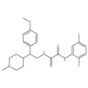 N1-(2,5-difluorophenyl)-N2-(2-(4-methoxyphenyl)-2-(4-methylpiperazin-1-yl)ethyl)oxalamide Structure