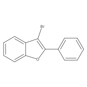 3-Bromo-2-phenylbenzofuran Structure