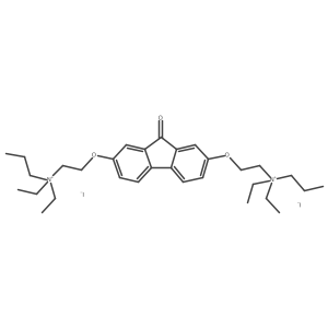 Tilorone bis(propyl iodide) Structure