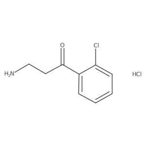 3-Amino-1-(2-chlorophenyl)propan-1-one hydrochloride Structure