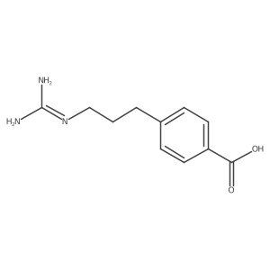4-[3-[(Aminoiminomethyl)amino]propyl]benzoic acid Structure