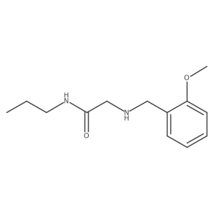 2-[[(2-Methoxyphenyl)methyl]amino]-N-propylacetamide结构式