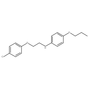 N-[2-(4-Chlorophenoxy)ethyl]-4-propoxyaniline Structure