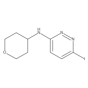 6-Iodo-N-(tetrahydro-2H-pyran-4-yl)-3-pyridazinamine结构式