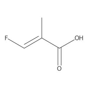 (E)-3-Fluoro-2-methylacrylic acid结构式