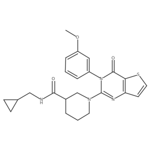 2-[2-(diethylamino)-4-oxothieno[3,2-d]pyrimidin-3(4H)-yl]-N-(4-methylphenyl)acetamide Structure