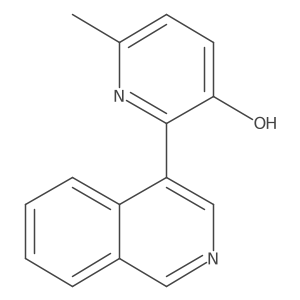 2-(4-Isoquinolinyl)-6-methyl-3-pyridinol Structure