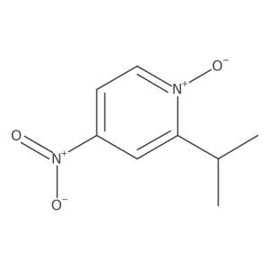 2-Isopropyl-4-nitropyridine 1-oxide结构式