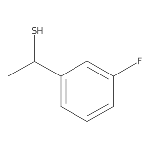 1-(3-Fluorophenyl)ethane-1-thiol Structure