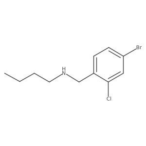 [(4-Bromo-2-chlorophenyl)methyl](butyl)amine结构式