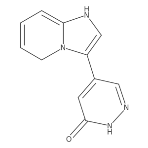 5-(1,5-Dihydroimidazo[1,2-a]pyridin-3-yl)-3(2h)-pyridazinone结构式