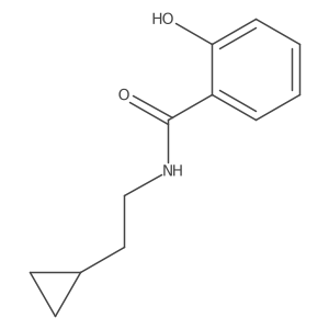 N-(2-cyclopropylethyl)-2-hydroxybenzamide Structure