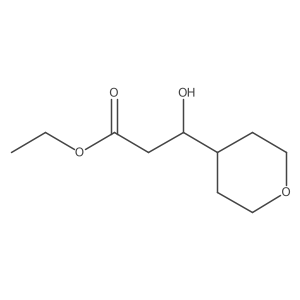 Ethyl 3-hydroxy-3-(tetrahydro-2H-pyran-4-yl)propanoate Structure