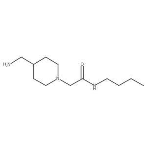 2-[4-(aminomethyl)piperidin-1-yl]-N-butylacetamide Structure