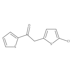 Ethanone, 2-(5-chloro-2-thienyl)-1-(2-thienyl)-结构式