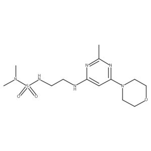 N-{2-[(dimethylsulfamoyl)amino]ethyl}-2-methyl-6-(morpholin-4-yl)pyrimidin-4-amine Structure