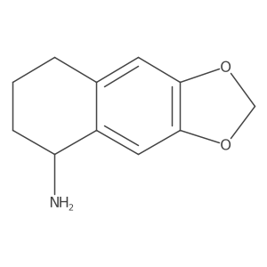 (S)-5,6,7,8-Tetrahydronaphtho[2,3-D][1,3]dioxol-5-amine结构式