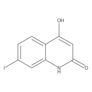 7-Iodoquinoline-2,4-diol结构式