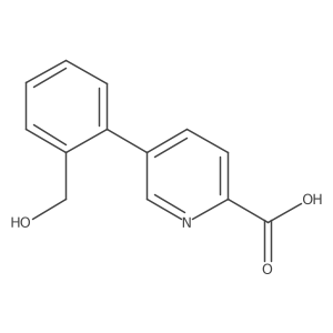 5-(2-Hydroxymethylphenyl)picolinic acid结构式