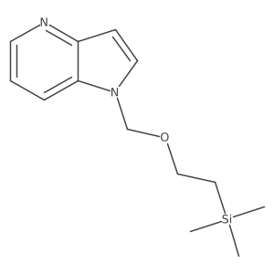 Trimethyl-[2-(pyrrolo[3,2-b]pyridin-1-ylmethoxy)ethyl]silane Structure