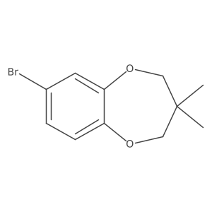 7-bromo-3,3-dimethyl-2,4-dihydro-1,5-benzodioxepine Structure