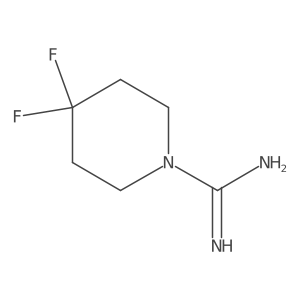 4,4-Difluoropiperidine-1-carboximidamide Structure