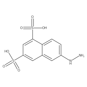 6-Hydrazino-1,3-naphthalenedisulfonic acid Structure