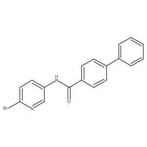 N-(6-bromo-3-pyridinyl)-4-biphenylcarboxamide Structure