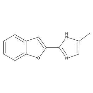 2-(2-Benzofuryl)-5-methylimidazole Structure