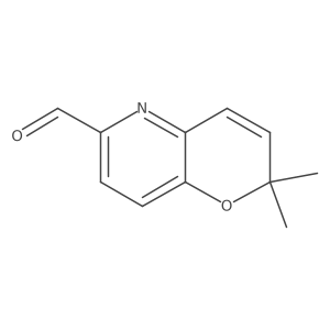 2,2-Dimethyl-2H-pyrano[3,2-b]pyridine-6-carbaldehyde结构式