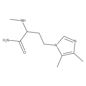 4-(4,5-Dimethyl-1h-imidazol-1-yl)-2-(methylamino)butanamide Structure