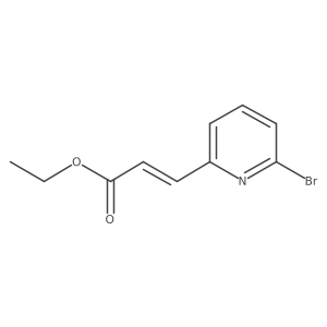 Ethyl (E)-3-(6-bromopyridin-2-YL)acrylate结构式