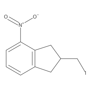 2-(iodomethyl)-4-nitro-2,3-dihydro-1H-indene Structure