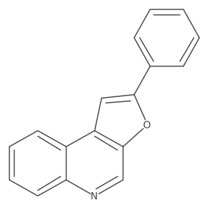 2-Phenylfuro[2,3-C]quinoline结构式