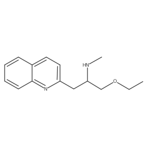 2-Quinolineethanamine, I+/--(ethoxymethyl)-N-methyl-结构式