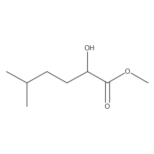 Methyl 2-hydroxy-5-methylhexanoate结构式