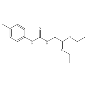 1-(2,2-Diethoxyethyl)-3-(p-tolyl)urea结构式