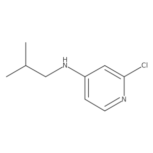 2-chloro-N-(2-methylpropyl)pyridin-4-amine Structure