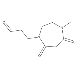 1H-1,4-Diazepine-1-propanal, hexahydro-4-methyl-5,7-dioxo- Structure