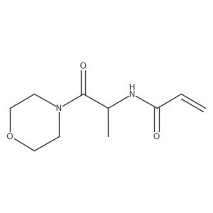 N-(1-Morpholin-4-yl-1-oxopropan-2-yl)prop-2-enamide Structure