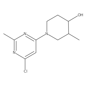 1-(6-Chloro-2-methylpyrimidin-4-yl)-3-methylpiperidin-4-ol Structure