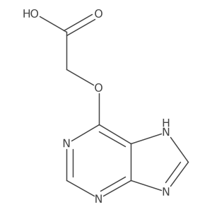 2-(9H-purin-6-yloxy)acetic acid结构式