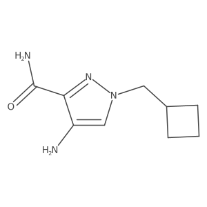4-Amino-1-(cyclobutylmethyl)-1H-pyrazole-3-carboxamide Structure