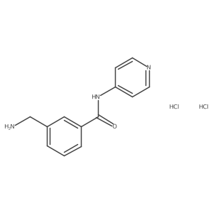 3-(aminomethyl)-N-(pyridin-4-yl)benzamide dihydrochloride Structure