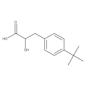 3-[4-(tert-Butyl)phenyl]-2-hydroxypropanoic Acid结构式