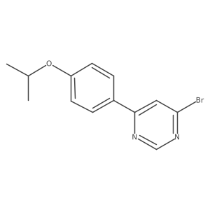 4-Bromo-6-(4-isopropoxyphenyl)pyrimidine结构式
