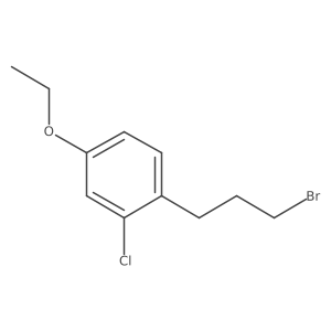 1-(3-Bromopropyl)-2-chloro-4-ethoxybenzene结构式