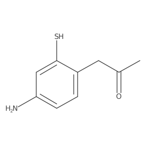 1-(4-Amino-2-mercaptophenyl)propan-2-one Structure